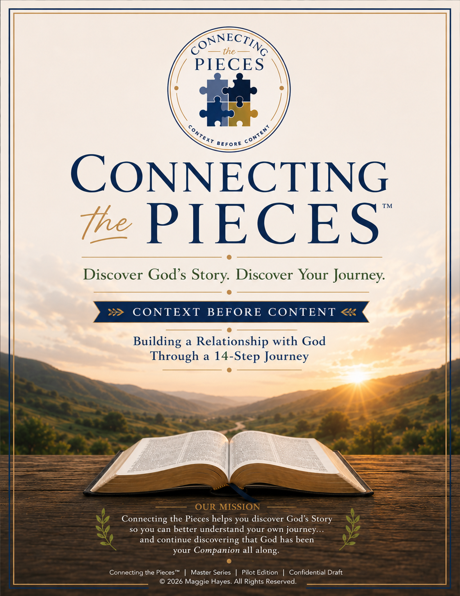 Connecting the Pieces — Discover God's Story. Discover Your Journey.